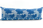 Antique Japanese Katazome Indigo Carp Pattern Pillow