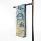 Antique Japanese Boro Indigo Distressed Patchwork Sashiko Reversible Scarf